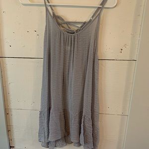 Light blue tunic tank top